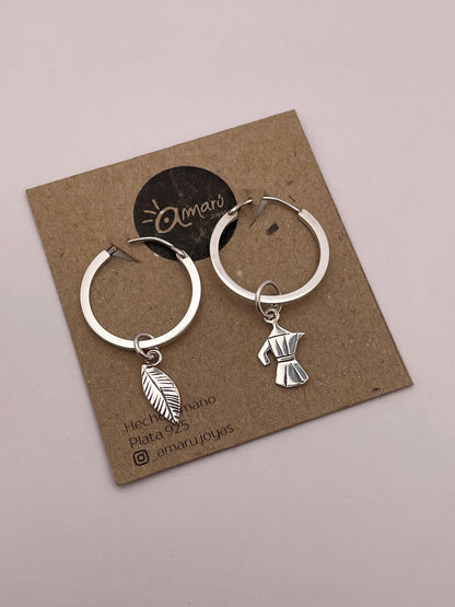 Aros con dijes
